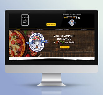 site internet l'atelier de la pizz' Pertuis