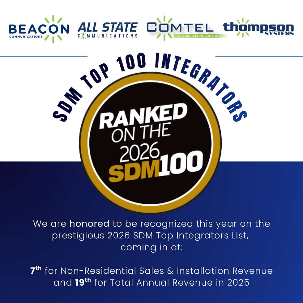 Beacon Communications makes the top 20 for total annual revenue on the 2026 SDM 100 List
