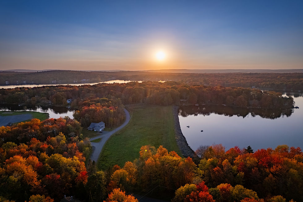 Poconos aerial image
