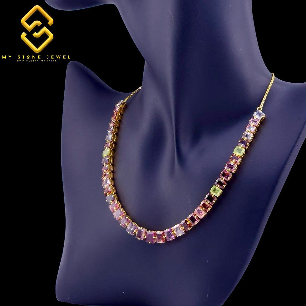 Thumbnail: Natural Mogok Spinel Necklace 