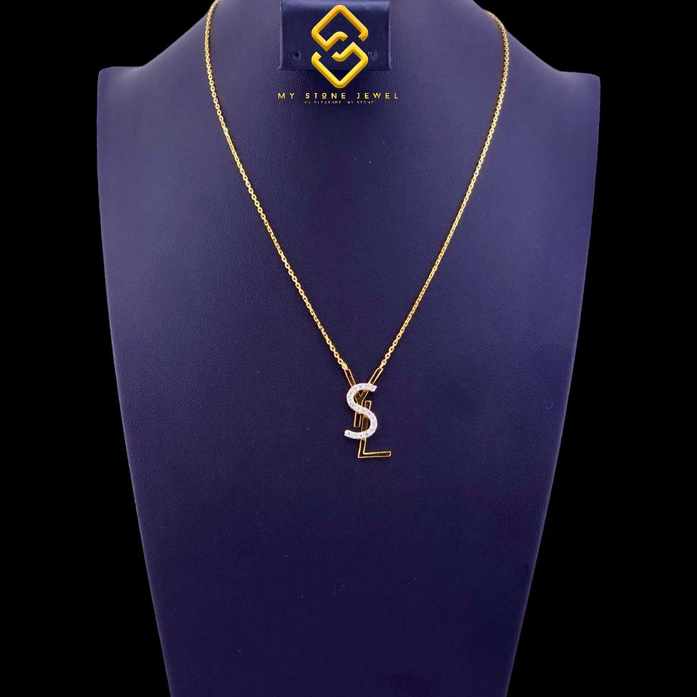 Thumbnail: Natural Diamond & Gold Chain