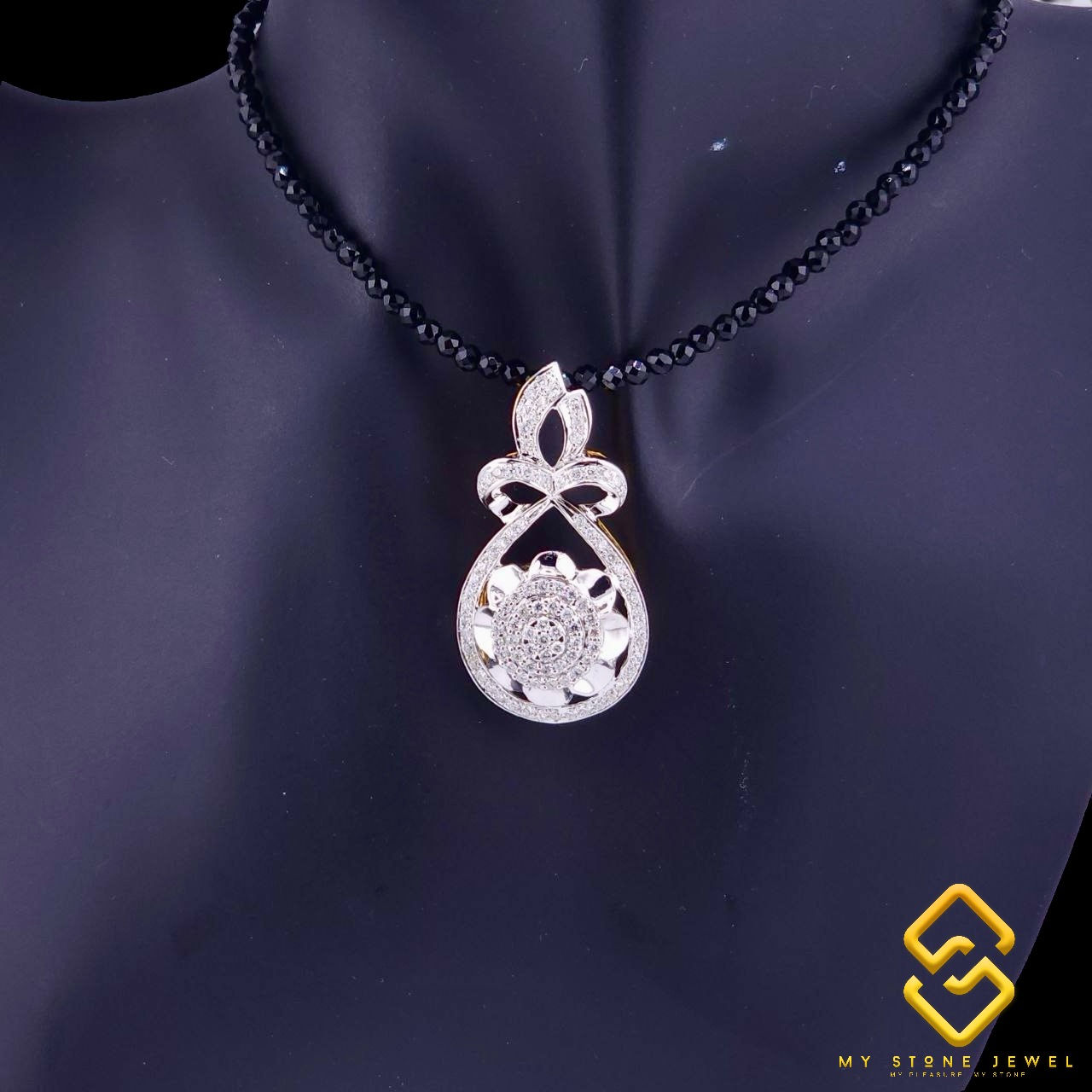Natural Diamond Pendant 