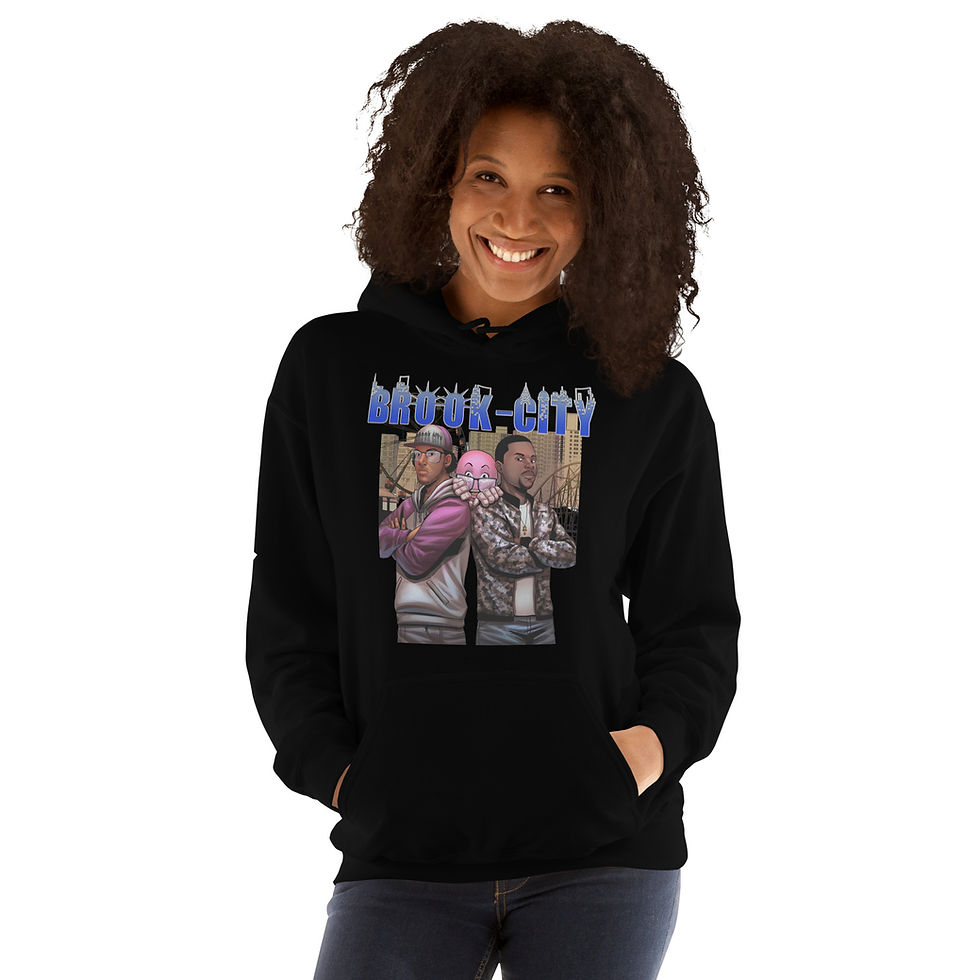 Thumbnail: "BROOK-CITY Unisex Hoodie"
