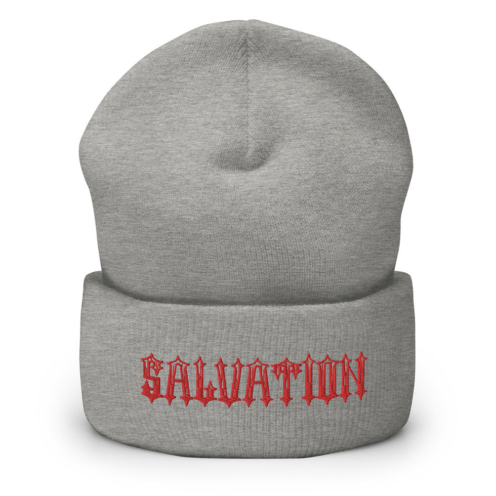 Thumbnail: "Salvation" Banner Cuffed Beanie