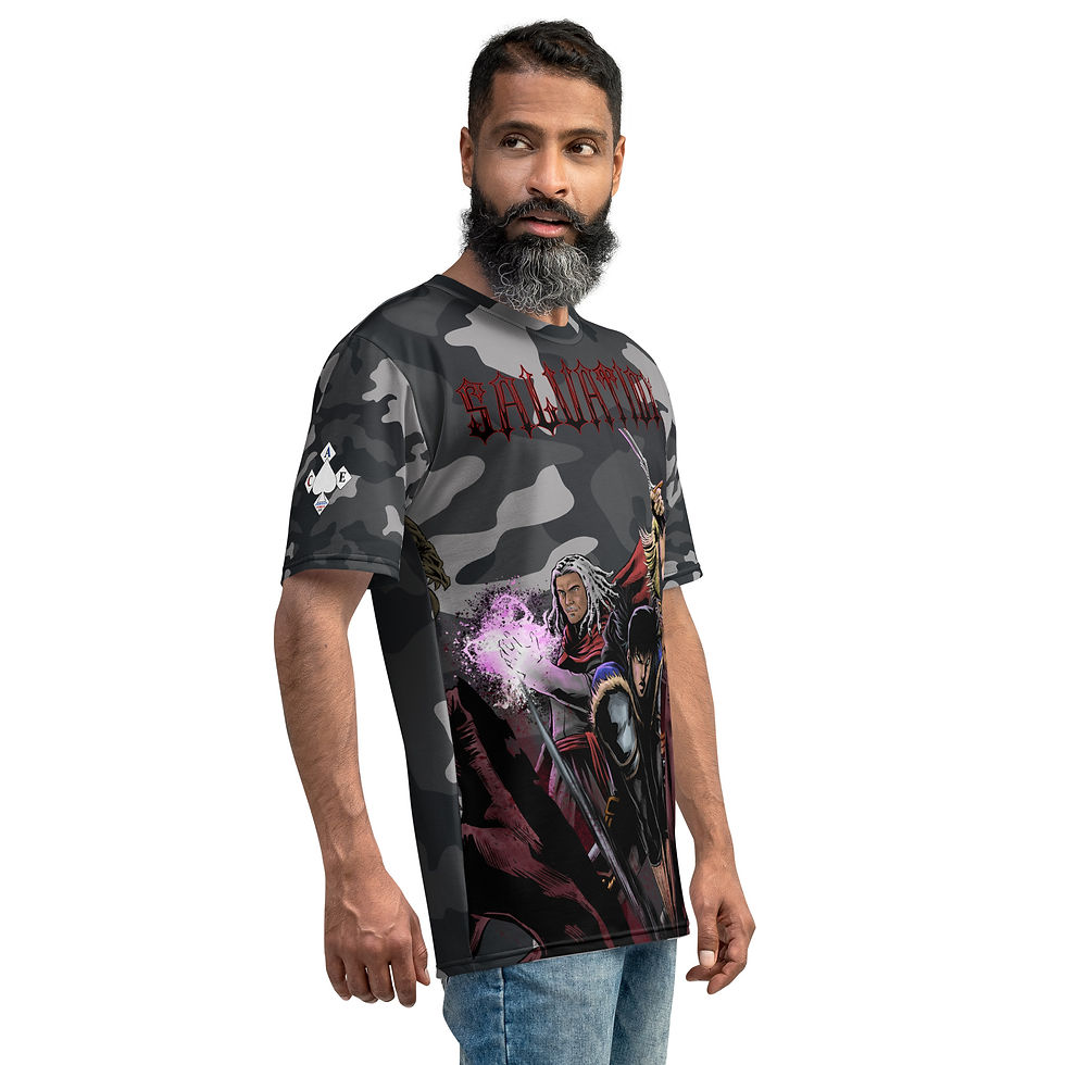Thumbnail: "3Heroes" All-Over Print T-Shirt