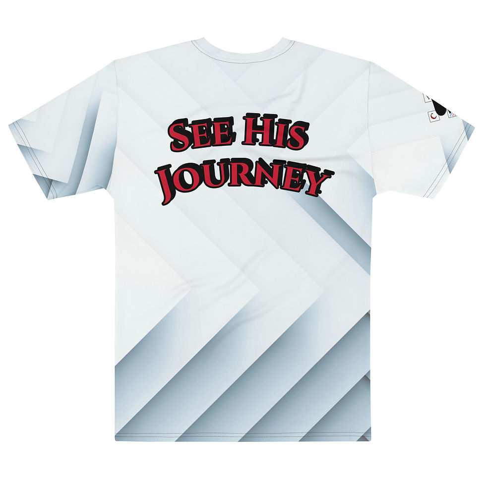 Thumbnail: "See His Journey" All Over Print T-Shirt