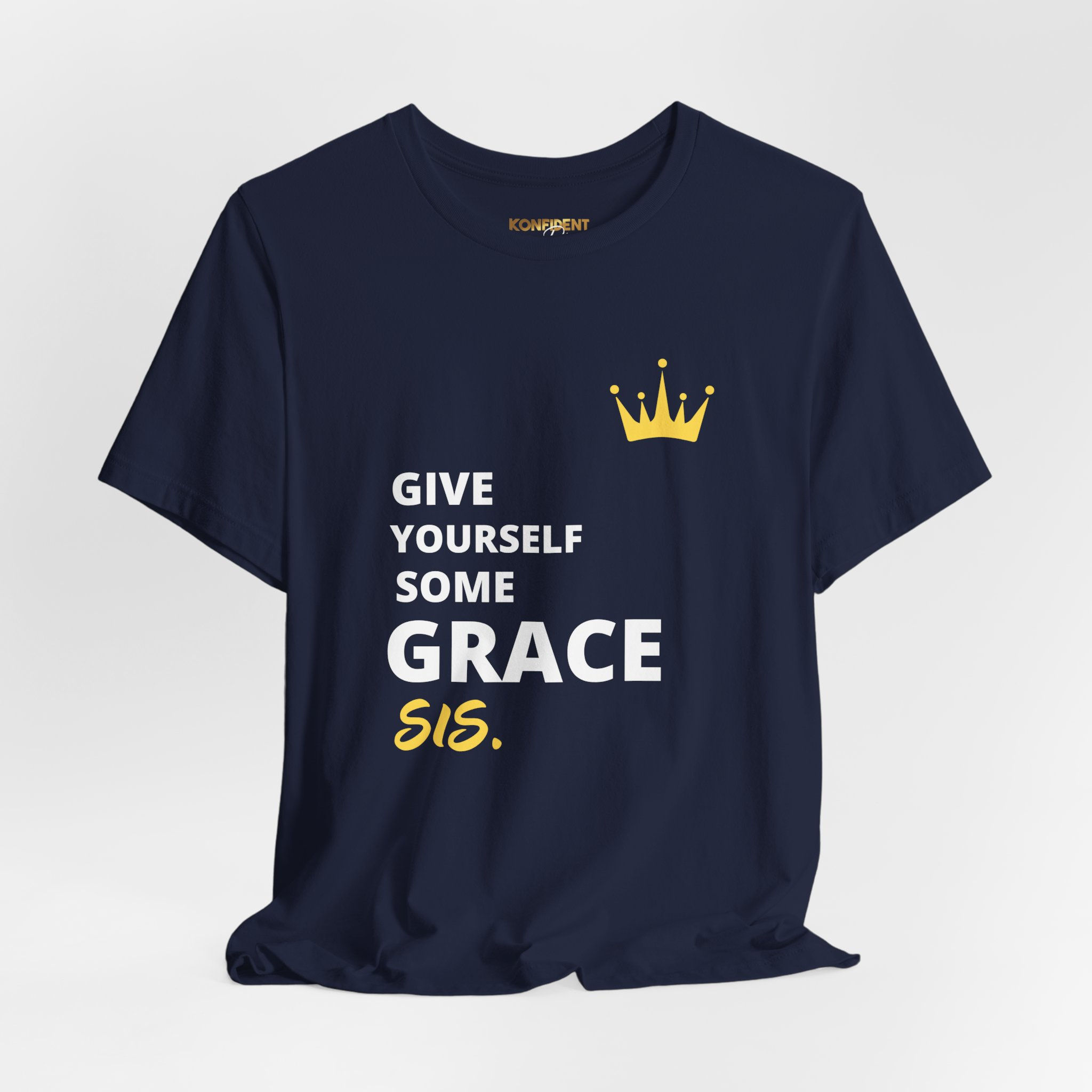Empowering Quote Tee - 'Give Yourself Some Grace, Sis' Unisex Jersey Tee