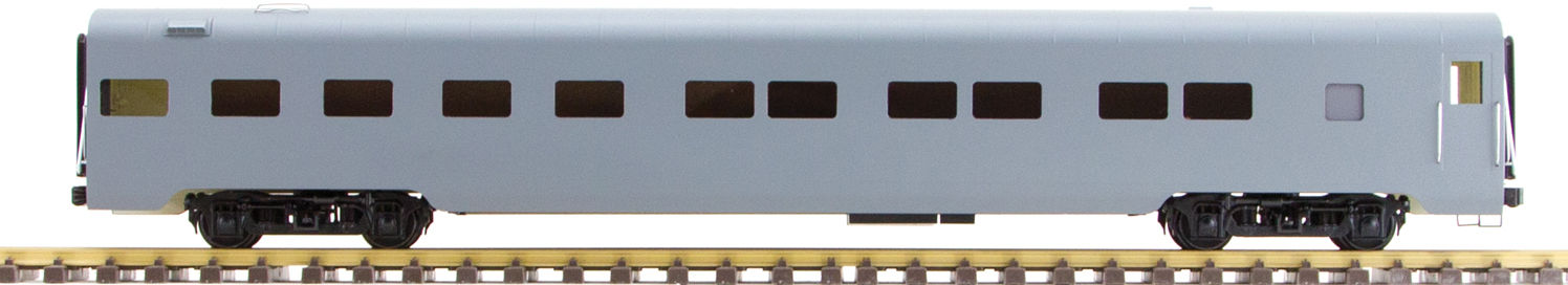 Unlettered, Gray, Pullman Sleeper Car, 1 car, AL34-351