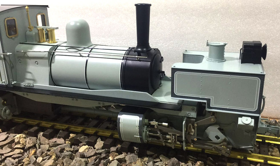 Thumbnail: S19-28C Tasmanian K1 Garratt 0-4-4-0 Works Grey, Live Steam