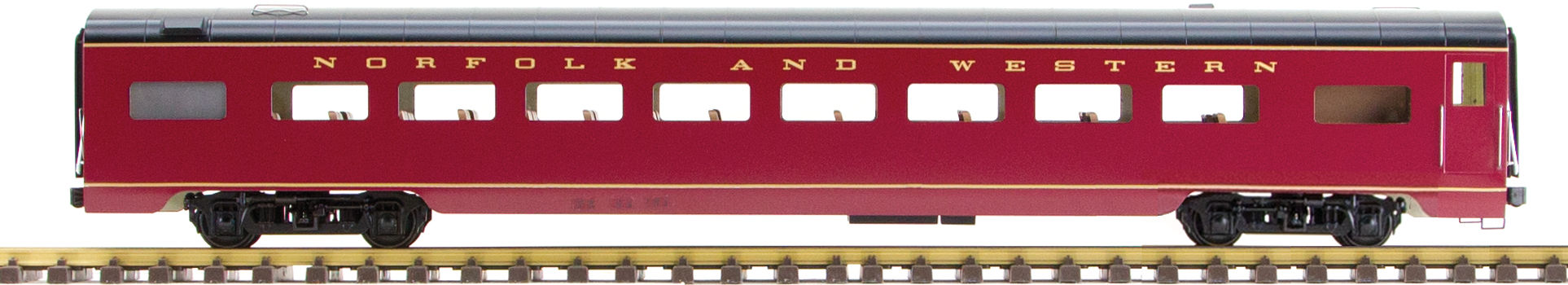 Norfolk & Western, Maroon, Coach, 1 car, AL34-317