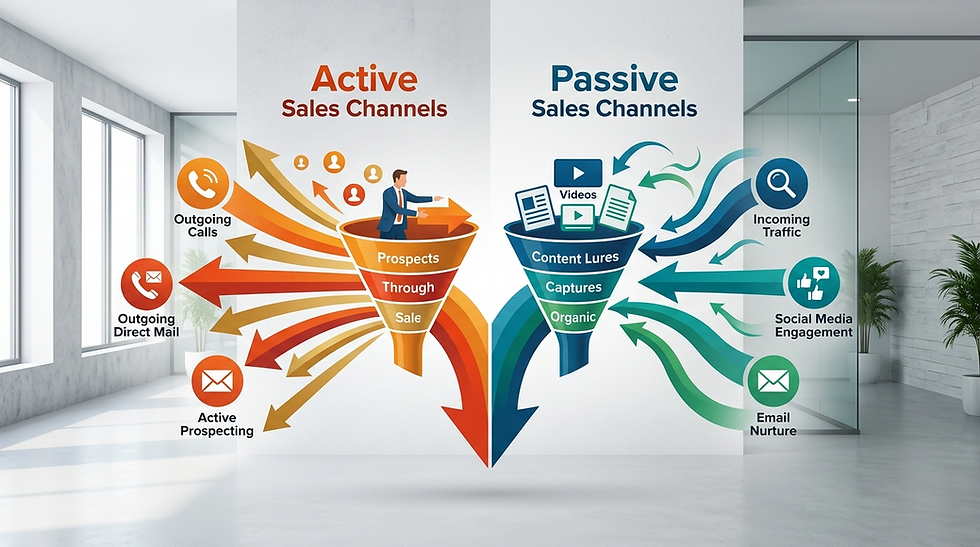 Aktyvūs ir pasyvūs pardavimo kanalai: kaip juos suderinti?