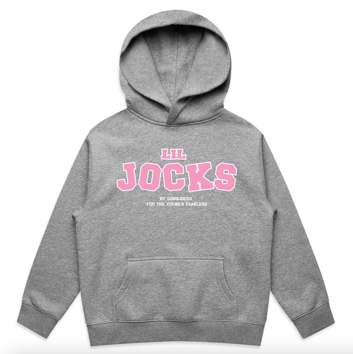 Lil Jocks Young & Fearless Toddler Hoodie Pink logo