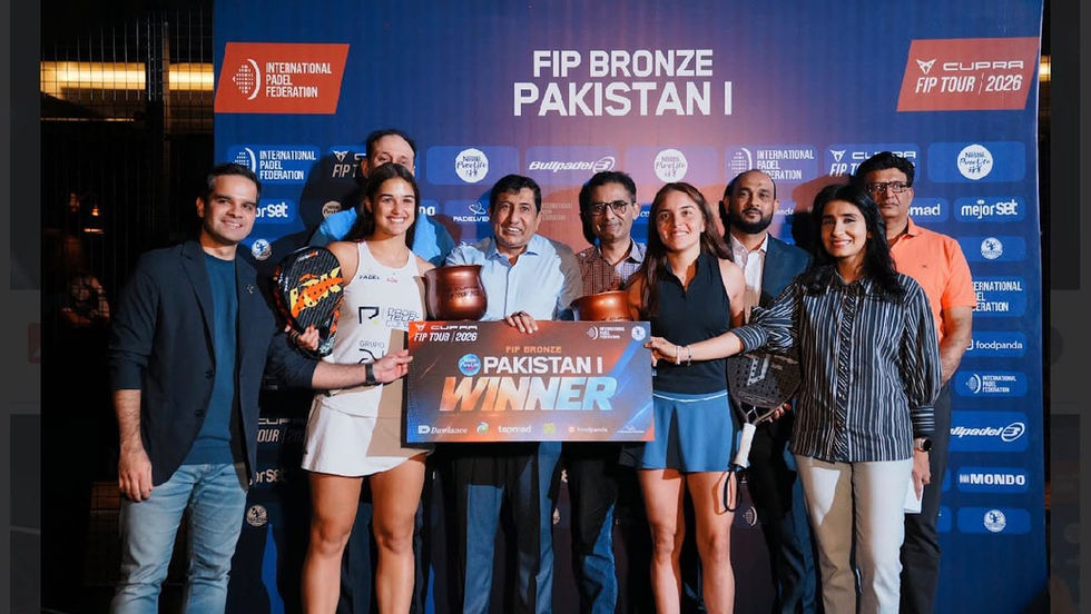Pakistan hosts first-ever CUPRA FIP Bronze padel event in Karachi