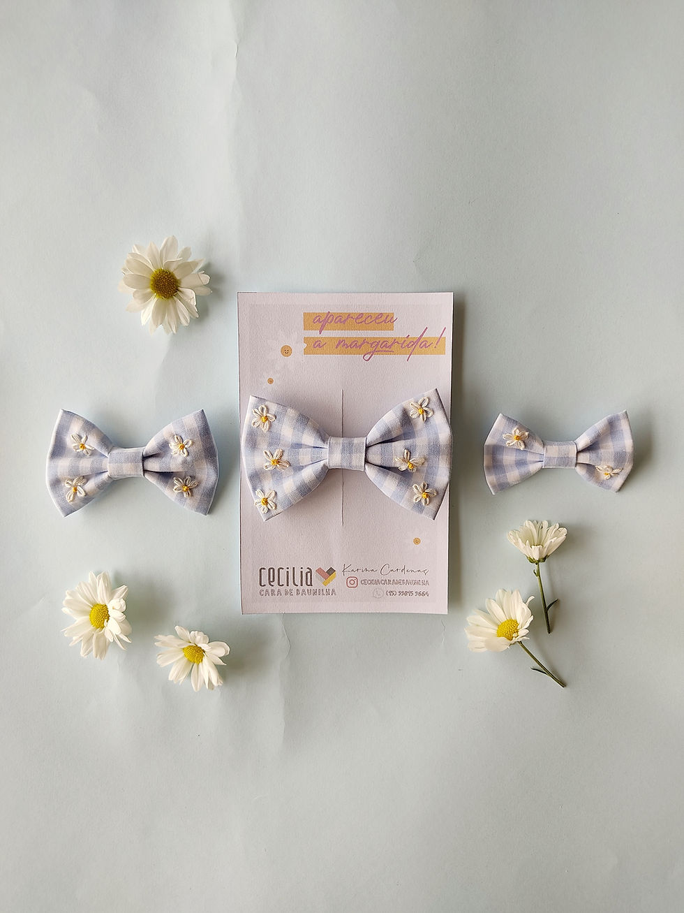 SOFIA bordado margaridinhas