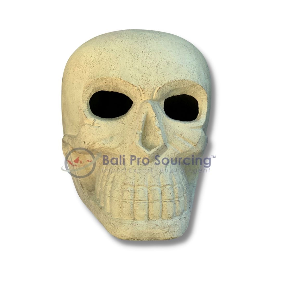 White Skull Statue Bali STA0067