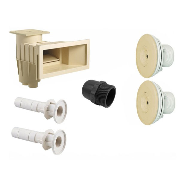 Miniaturbild: Astralpool Skimmer Breitmaul+2 Multiflow Einlaufdüsen+2 Mauerdurchführungen