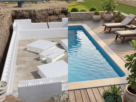 Pool selber bauen mit Styroporsteinen: So einfach geht der Traum vom eigenen Gartenpool