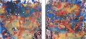 Harmonia abstrato Acrílico sobre tela