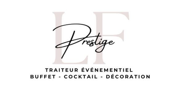 Logo LF Prestige, traiteur événementiel, décoratrice et  organisatrice d’événements à Mulhouse.o