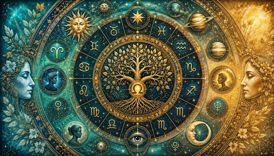 The Soul’s Mirror: Jungian Psychology, Astrology, and Relationship Shadow Work