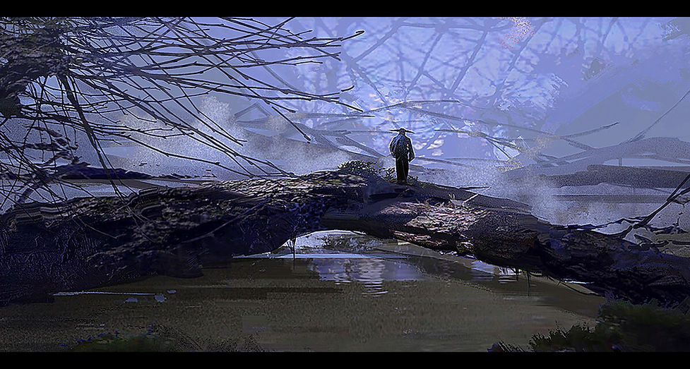 Journey Through the Amethyst Woods | Photoshop