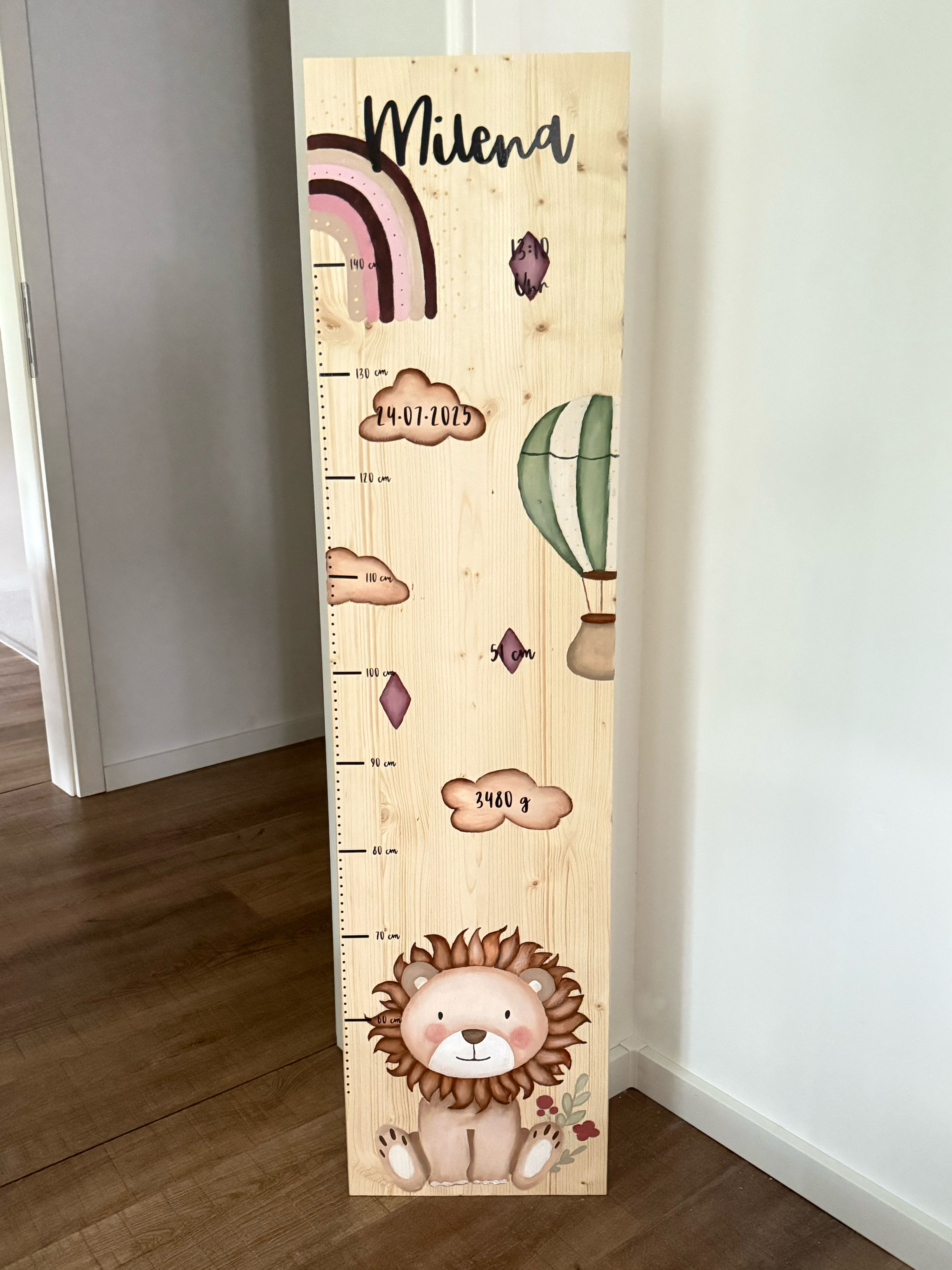 personalisierte Messlatte