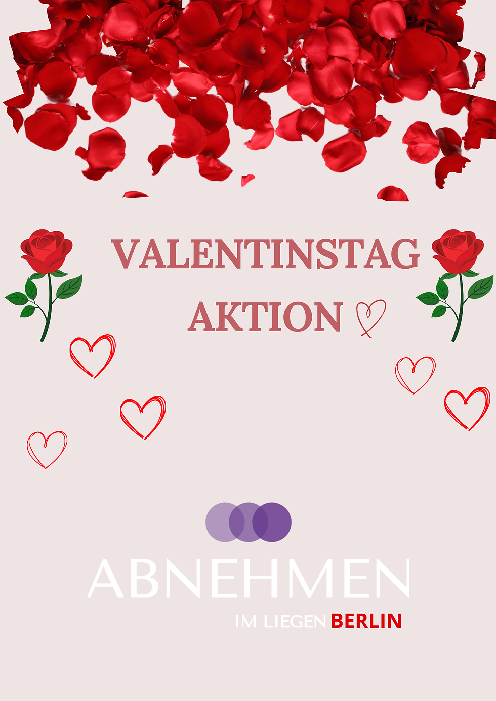 Valentinstagsaktion bei Abnehmen in dem Leben Berlin – 70 % Rabatt auf deinen entspannten Weg zum Wohlfühlgewicht ❤️