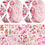 Thumbnail: Fanfanwin 40 Pcs Vintage Christmas Quilting Fabric Roll 2.56 Inch Precut Fabric