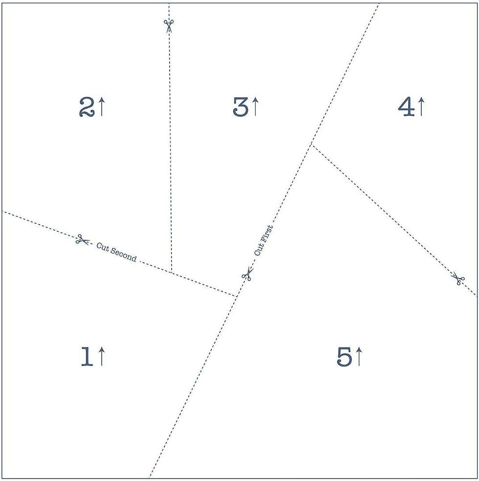 Lori Holt Crazy Quilt Paper Bundle 10 x 10 Inch + 5 x 5 Inch