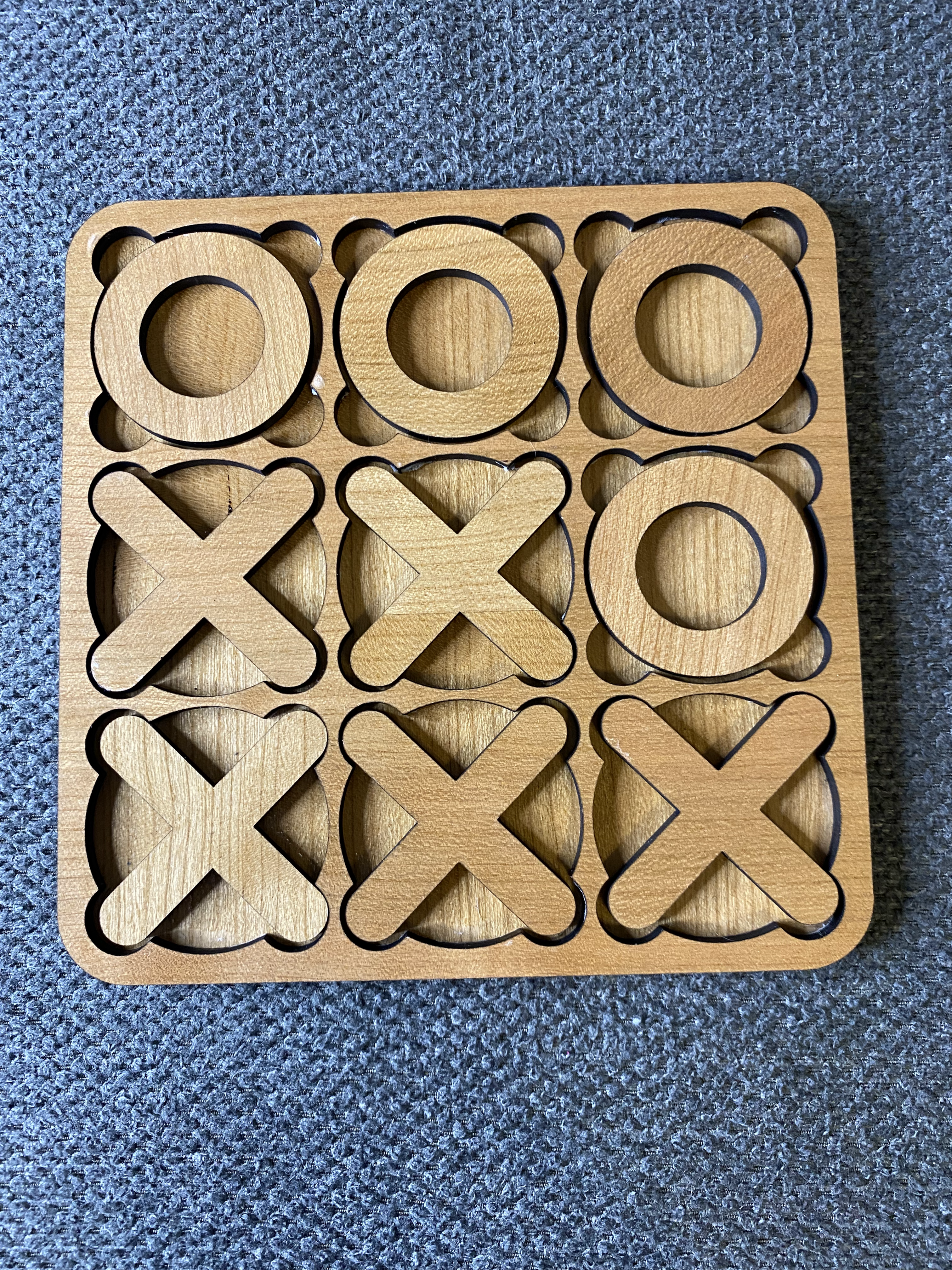 Wooden Small Tic Tac Toe