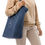 Thumbnail: Organic denim tote bag