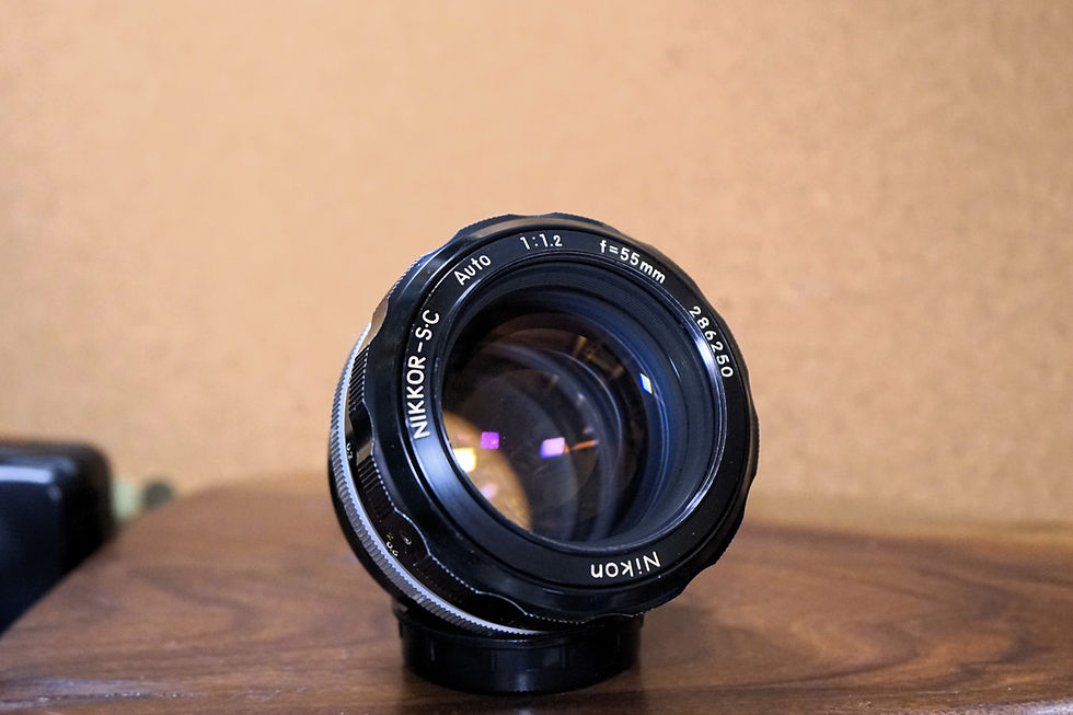 夜之眼:Nikkor-S.C Auto 55mm 1.2