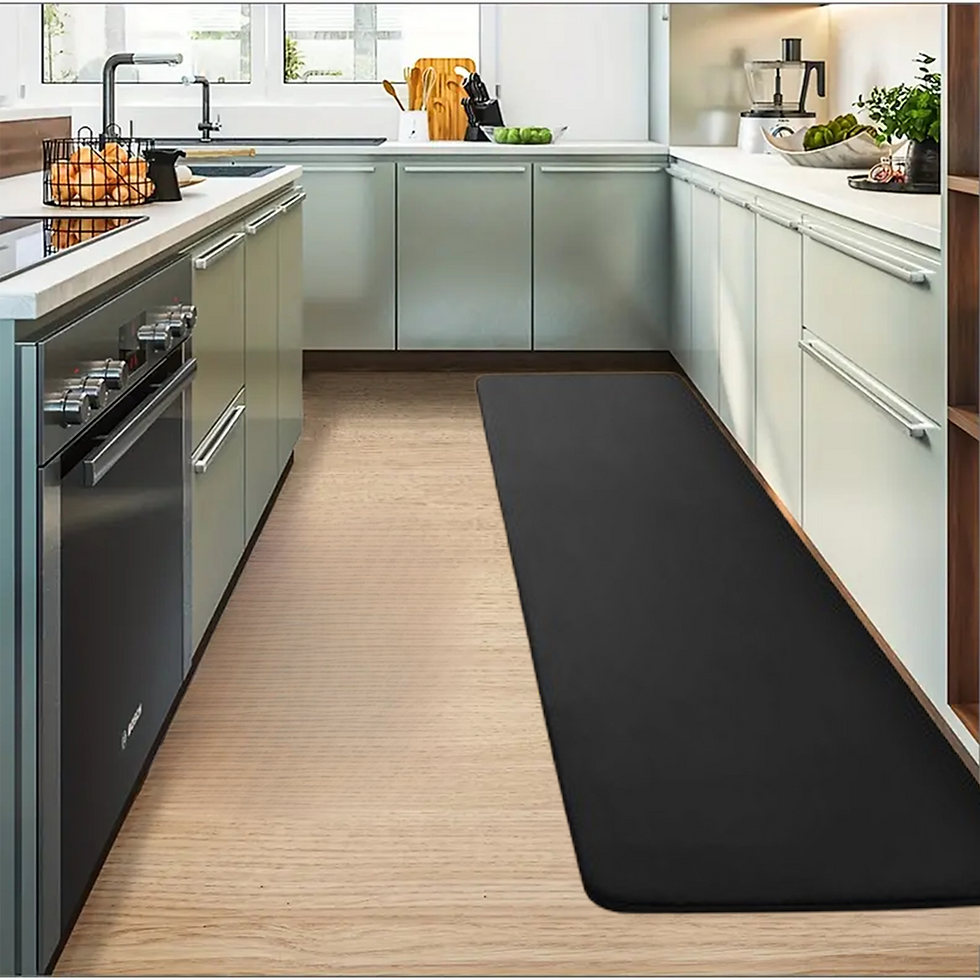 Thumbnail: Thickened flannel kitchen floor mats absorbent oil non-slip mats long strips of 