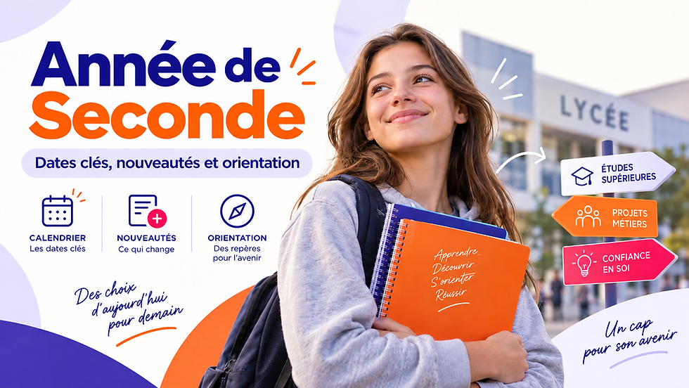 Année de Seconde : comment réussir son lycée et bien préparer son orientation ?