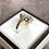 Miniatura: Złoty pierścionek akwamaryn natura 7,87 ct