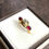 Miniatura: Złoty pierścionek diament 0,45 ct Francja ART DECO antyk XX wiek