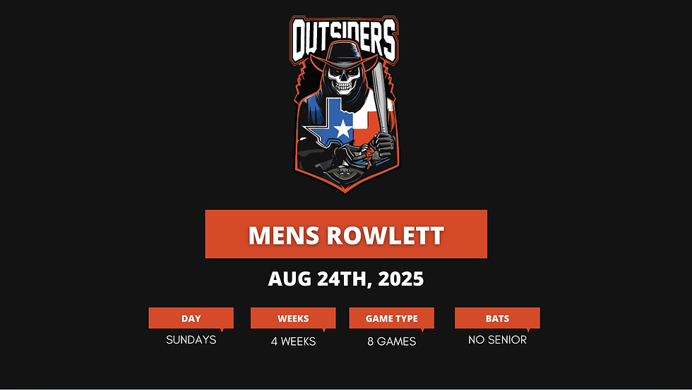 Outsiders Mens - Fall 1  - Sunday Rowlett