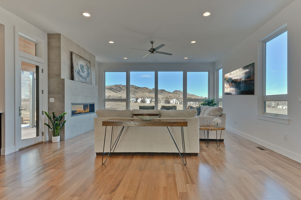Living room design in Boulder, Colorado