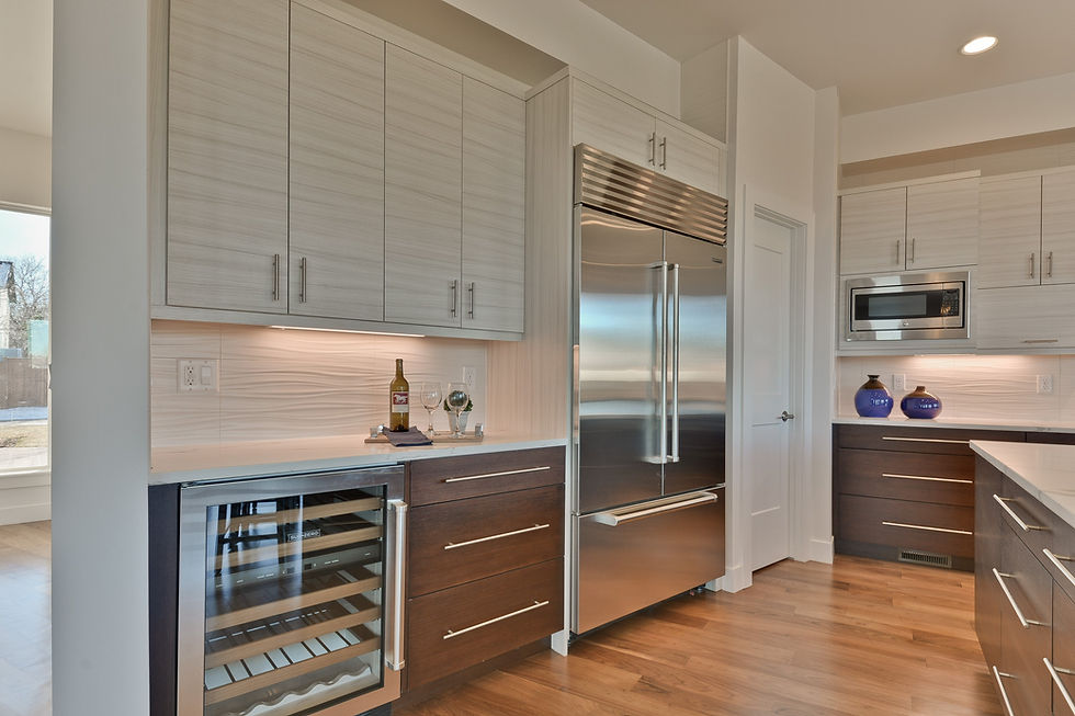 Wet bar design in Boulder, Colorado