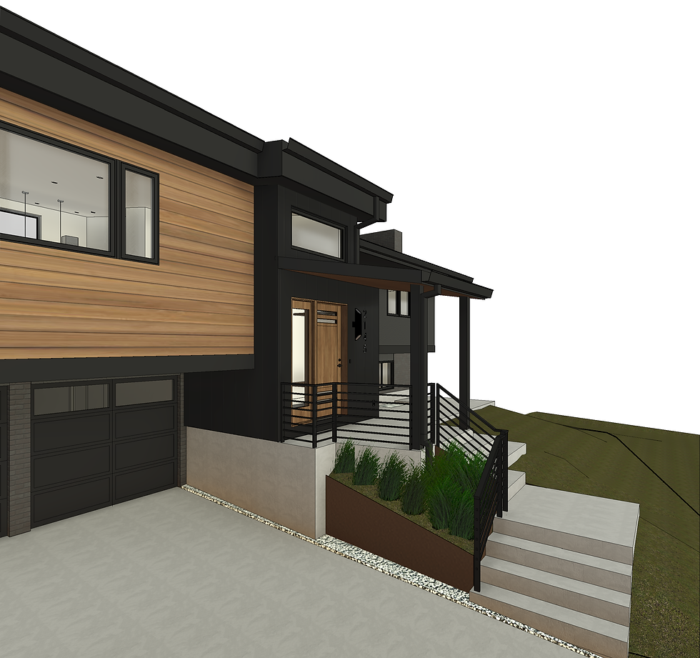 Front porch addition in Boulder, Colorado