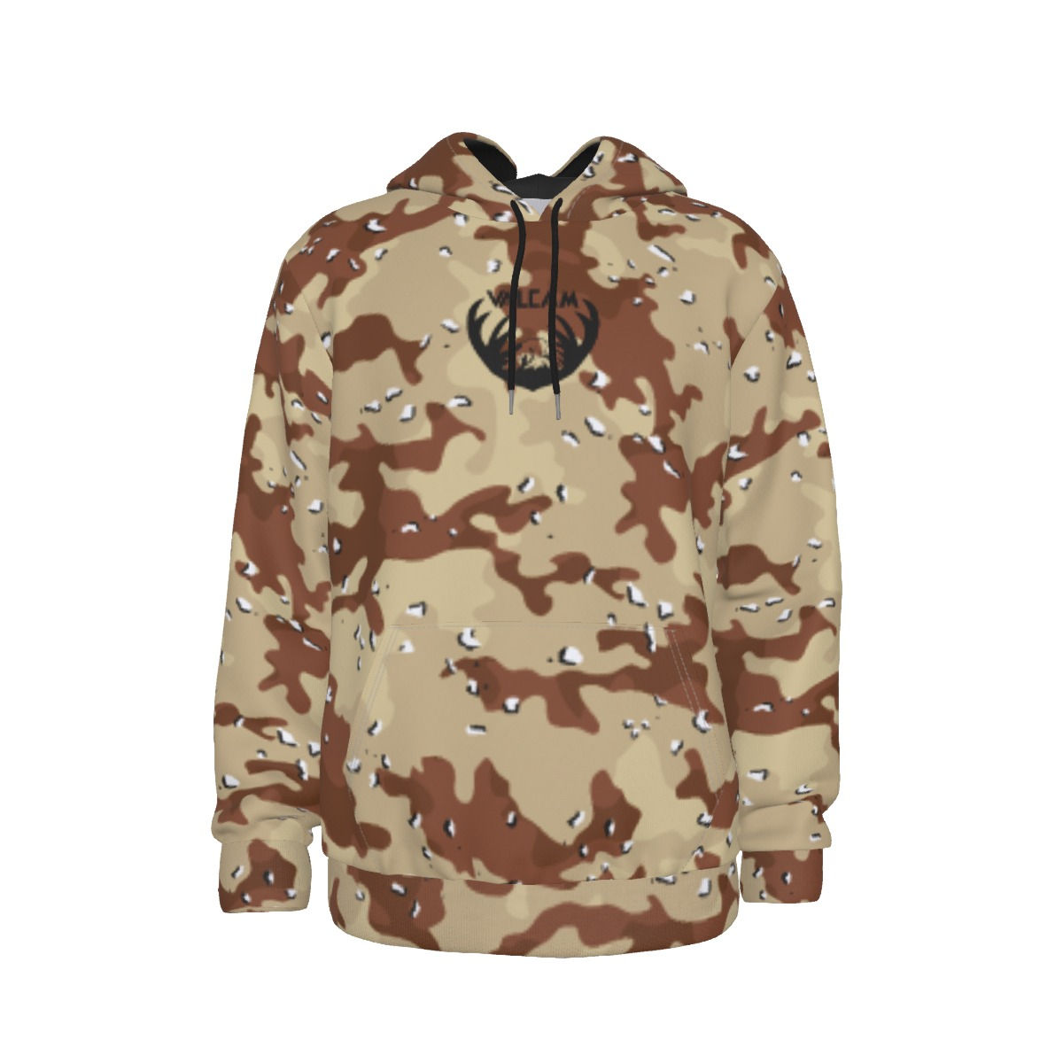 Chocolate Chip Desert rain pullover hoodie