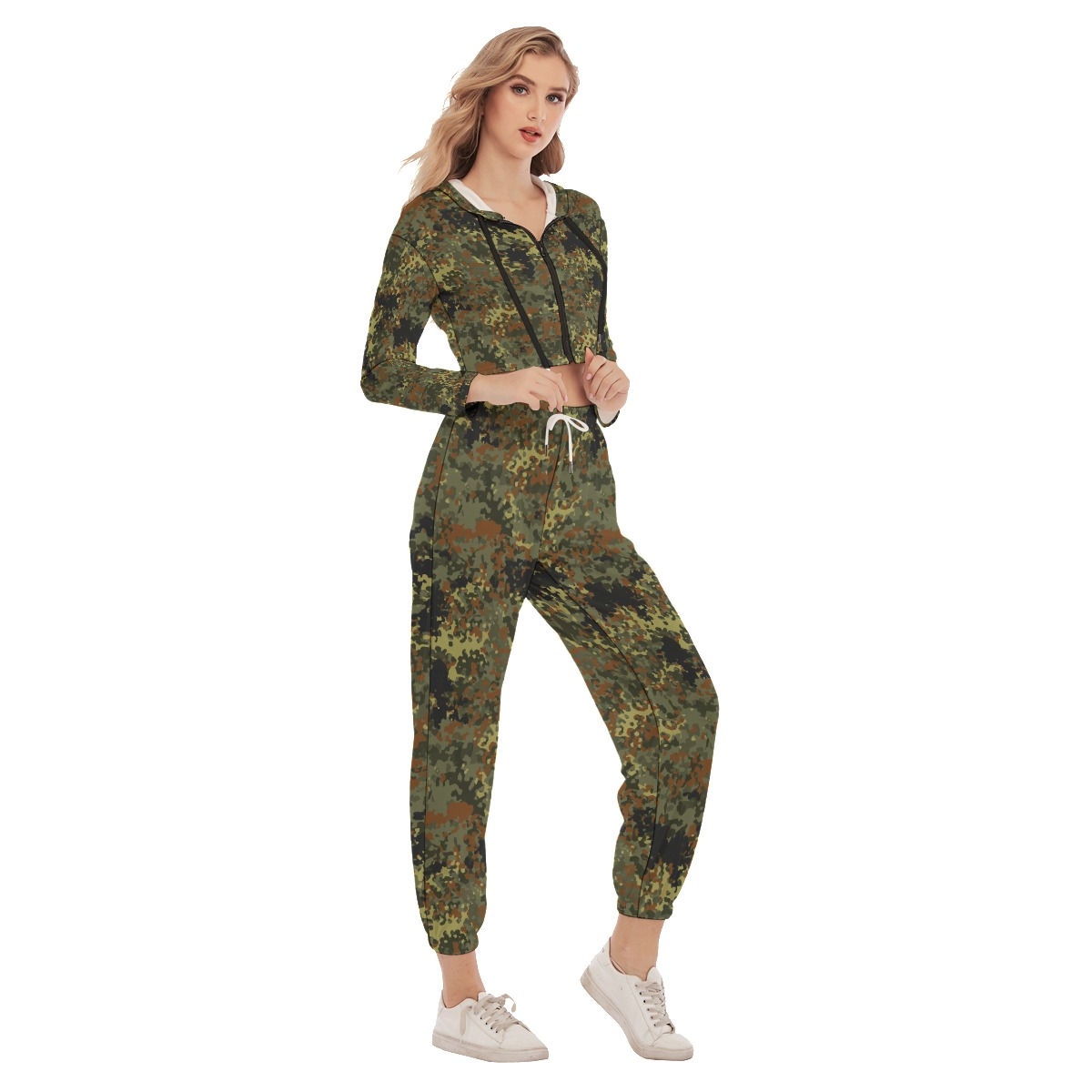 Flecktarn crop track suit
