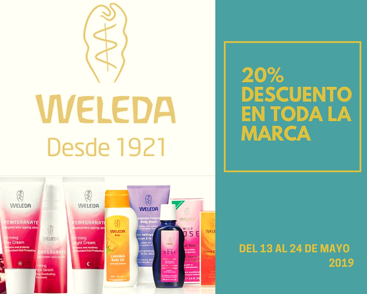 20% descuento en Weleda