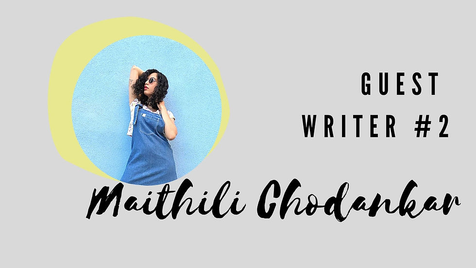 Guest Feature | A Suicide Prevention Story - Maithili Chodankar