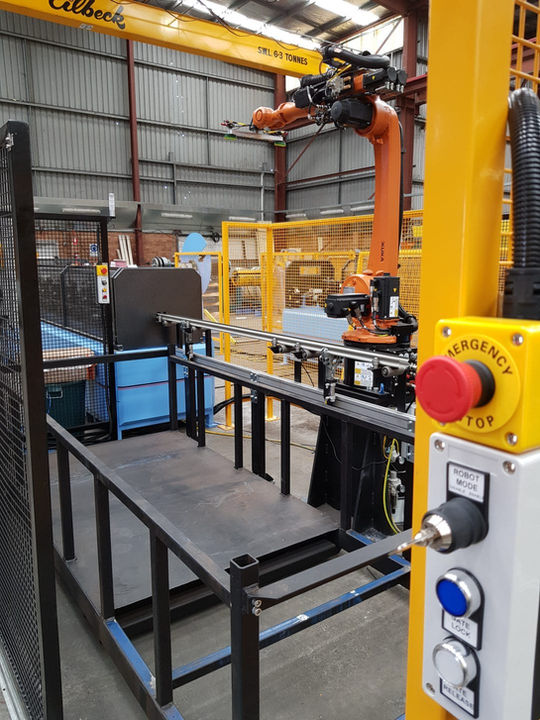 Post machine installation and robotic stacker integration by CPR Electrical for Metroll in Perth WA