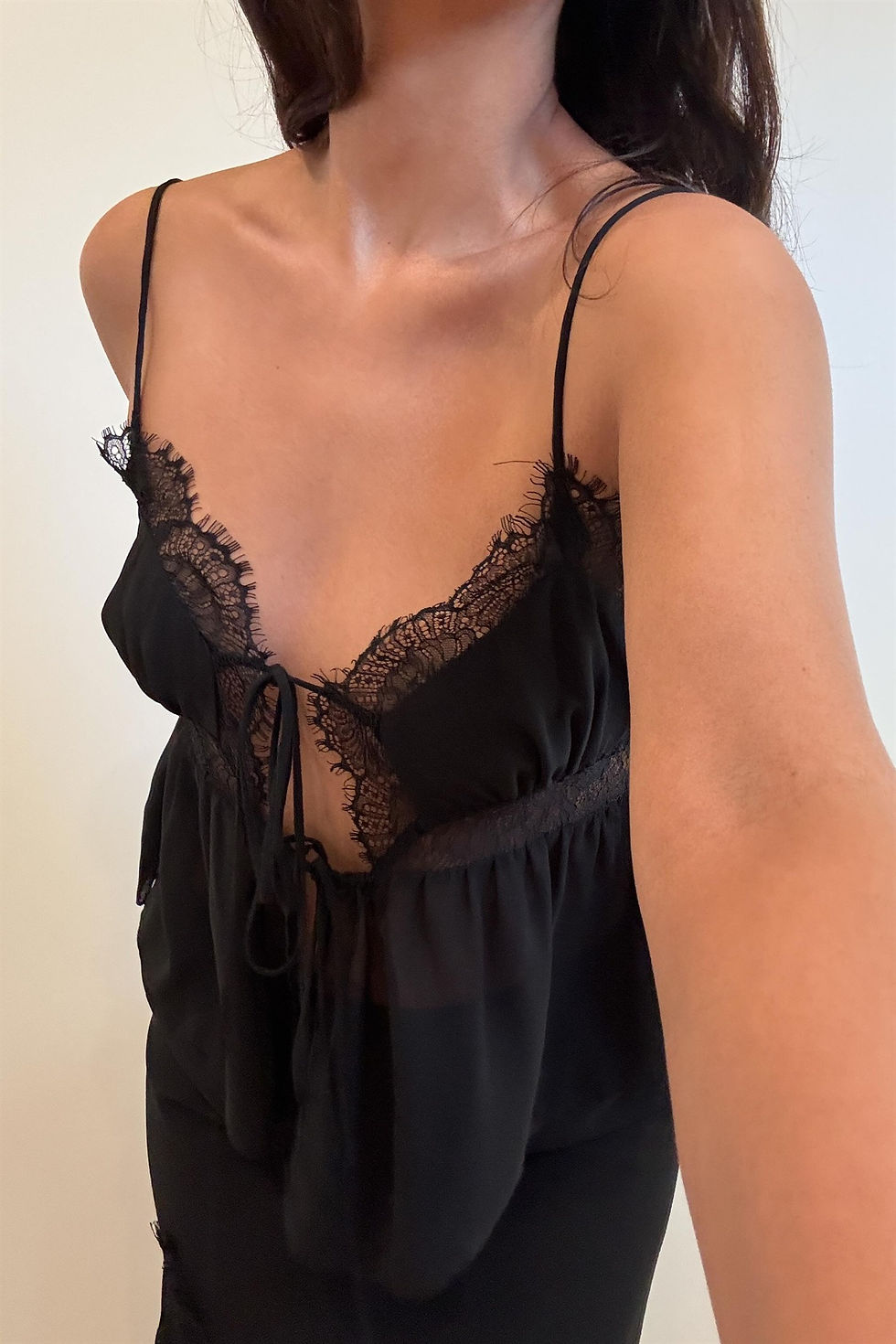 Thumbnail: Valentina Lace Trim Maxi Set