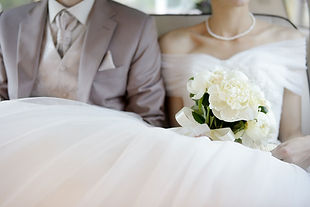 結婚式の車