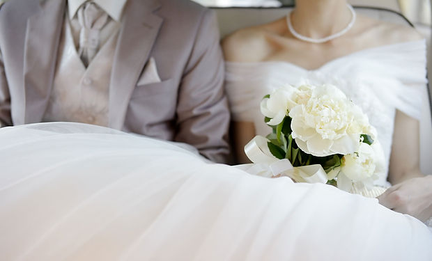 結婚式の車