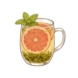 Rose Grapefruit Green Tea