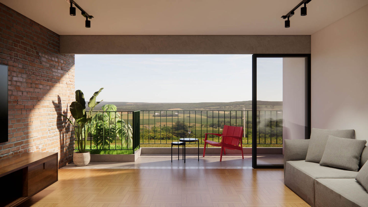 3d scene rendered wth Enscape for Sketchup